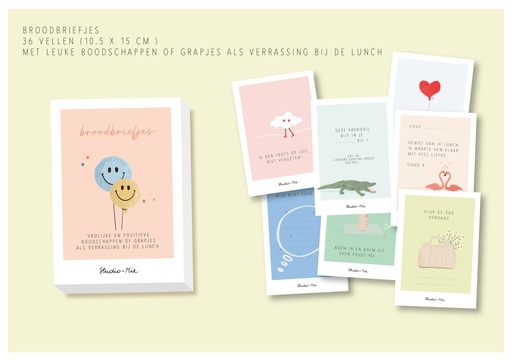 [Broodbriefjes KM] Broodbriefjes Kelly Marie