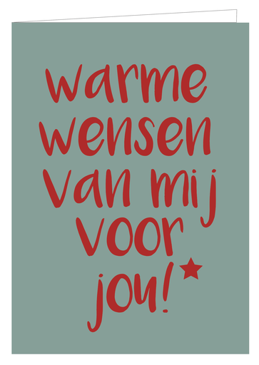 [NBHC036] Warme wensen van mij voor jou
