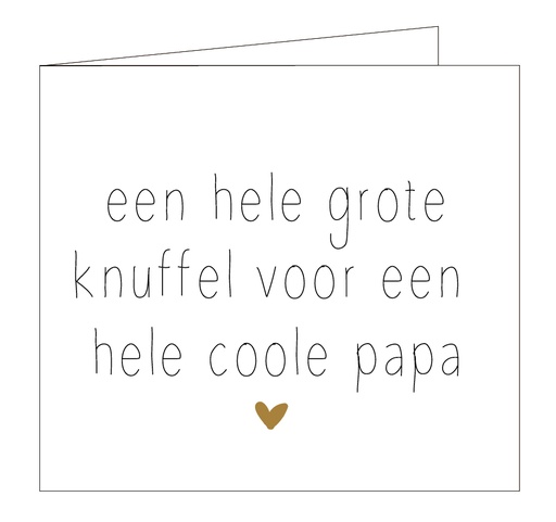 [OCC2072] Een hele grote knuffel voor een hele coole papa