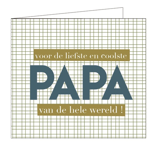 [OCC2078] Voor de liefste én coolste papa van de hele wereld !