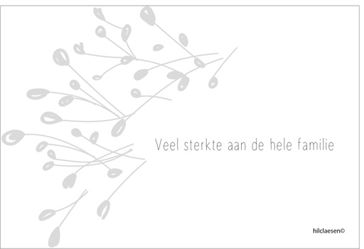 [PR016] Veel sterkte aan de hele familie