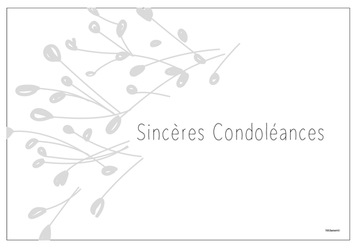 [PFR021] Sincères Condoléances
