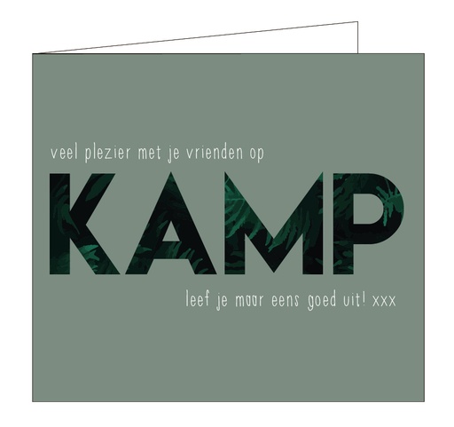 [KA110] Veel plezier met je vrienden op kamp!