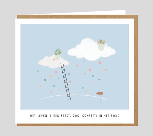 [KM058] Het leven is een feest! Gooi confetti in het rond!