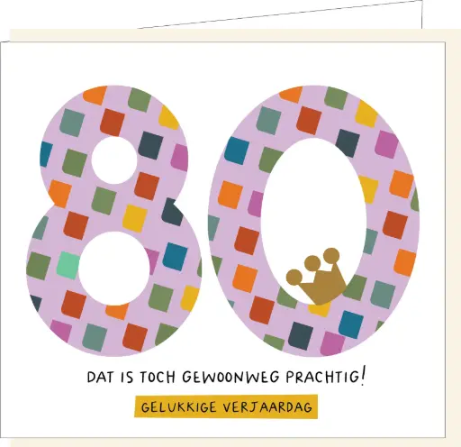 [AG1207] 80 jaar