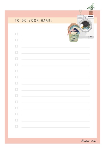 [KMBL002] To do voor haar