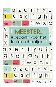 [NQE026] Voor de tofste meester