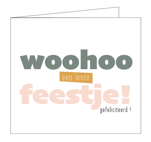 [C115] Woohoo, een lentefeestje! Gefeliciteerd !