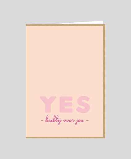[COCO013] Yes, keiblij voor jou
