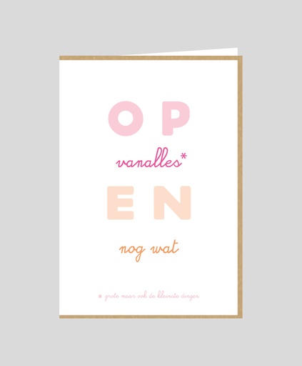 [COCO032] Op vanalles en nog wat