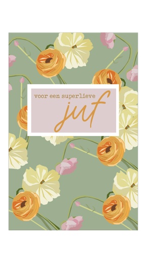 [NQE070] Voor een superlieve juf