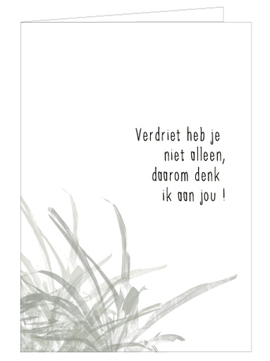 [MM1184] Verdriet heb je niet alleen, daarom denk ik aan jou