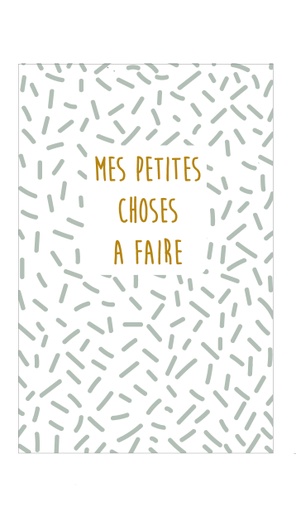 [NQFR077] Mes petites choses a faire