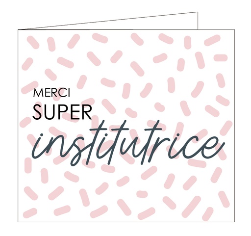 [OCCF2054] Merci super institutrice