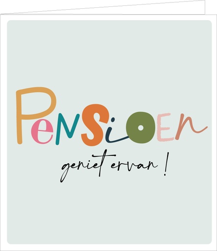 [CAM212] Pensioen