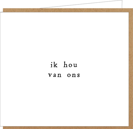 [LM076] ik hou van ons