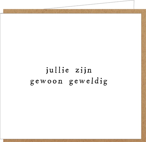 [LM081] jullie zijn gewoon geweldig