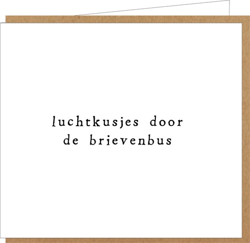 [LM082] luchtkusjes door de brievenbus