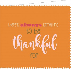 [QU1304] There is always something to be thankful for