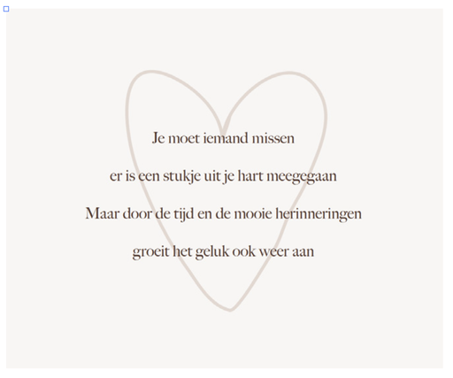 [EL1005] Je moet iemand missen