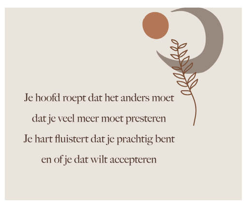 [EL1013] Je hoofd roept dat het anders moet