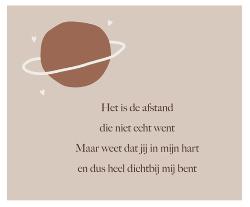 [EL1027] Het is de afstand dat niet echt went