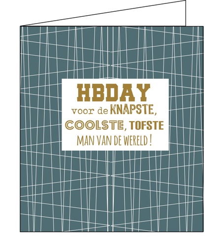 [EM5007A] HBDAY voor de knapste, coolste...
