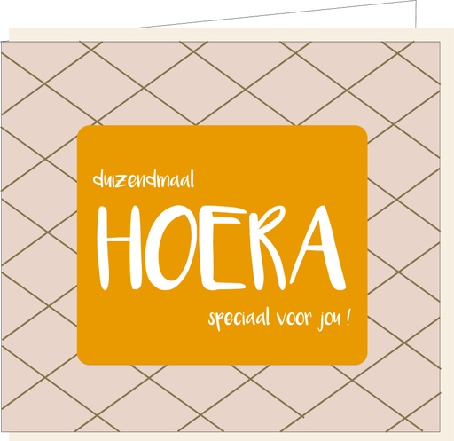 [E969] 1000 x HOERA, speciaal voor jou