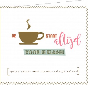 [QU1326] De koffie staat altijd voor je klaar !
