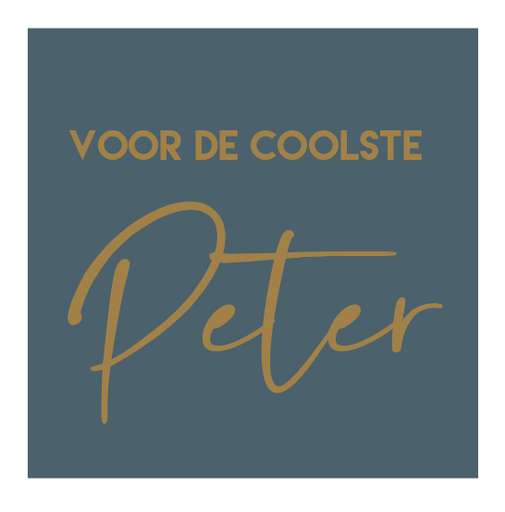 [AD012] doosje ongevuld Voor de coolste peter