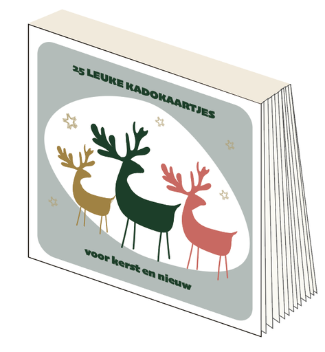 [KKBLOC003] 25 kadokaartjes voor eindejaar