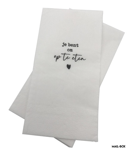 Voorbeeld servetten