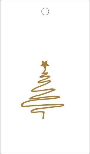 [MMBK007] Blanco kerstboom/ sapin de Noël