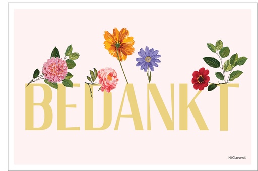 [PD008] Bedankt. dat wilde ik even zeggen...
