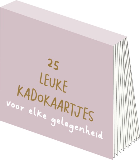 [KKBLOC006] 25 kadokaartjes voor elke gelegenheid