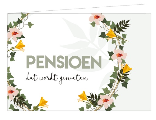 [WM050] Pensioen, dat wordt genieten