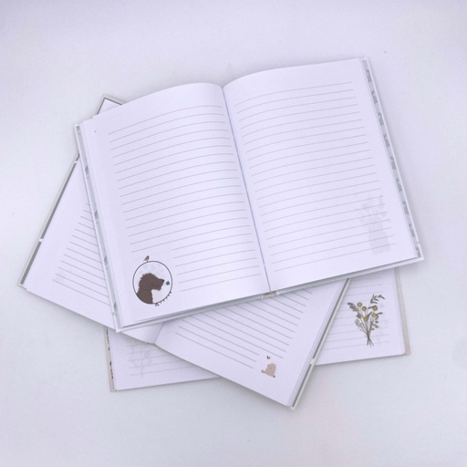 voorbeeld binnen kant notebook A5