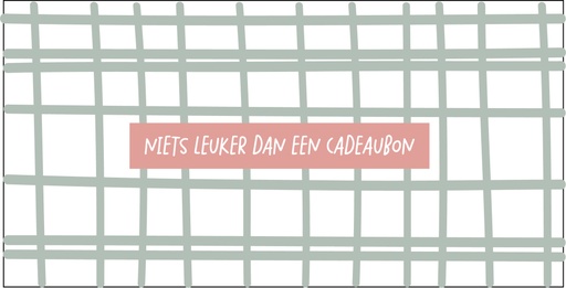 [KDB006] Niets leuker dan een cadeaubon