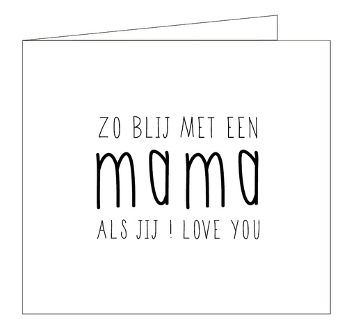 [OCC1855] Zo blij met een mama als jij !