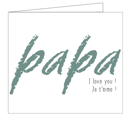 [OCC1808] Papa, I love you ! Je t'aime !