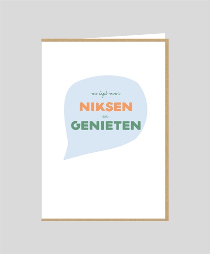 [COCO046] Een tijd voor niksen en genieten