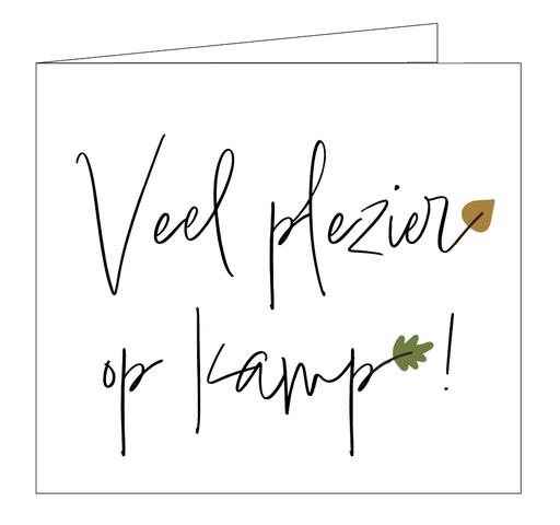 [KA132] Veel plezier op kamp