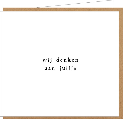 [LM087] wij denken aan jullie