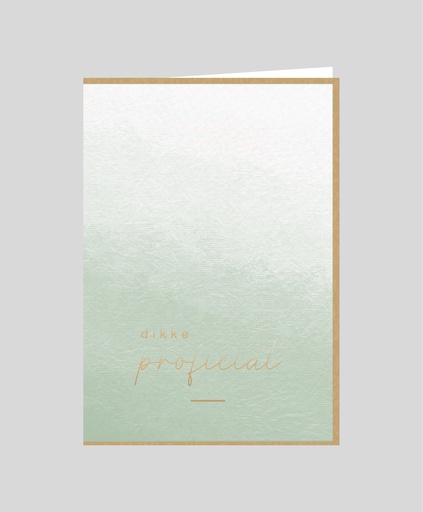 [LF003] Dikke proficiat