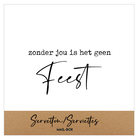 [SERK024] Zonder jou is het geen feest