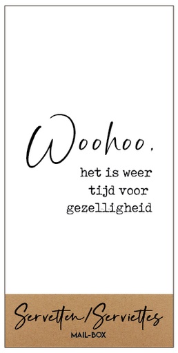 [SERG020] Woohoo, het is weer tijd voor gezelligheid