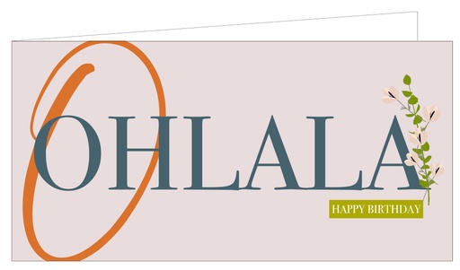 [FSA0764] Ohlala, happy Birthday