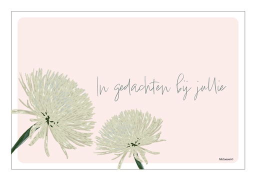 [PR064] In gedachten bij jullie