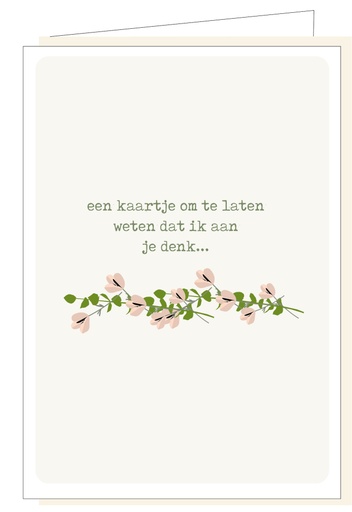 [MM1099] Een kaartje om te laten weten dat ik aan je denk