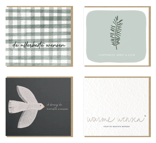 [KMBOX010] Kelly Marie box 8 stuks/4 designs